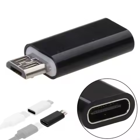 L74A Micro USB 2.0 5Pin Male to USB3.1 Type C Female Adapter for Galaxy Note 5