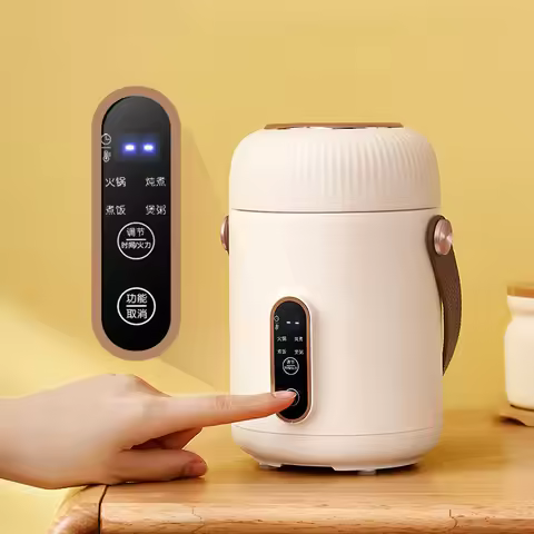 Electric Stew Cup 900ml Multifunctional Slow Cooker Portable Health Pot Office Stewed Cup Hot Pot Bo