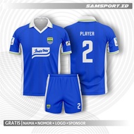 Persib ACL 2 Blue 2026 Football Jersey Full Printing Free Name and Number Set Adult/Children