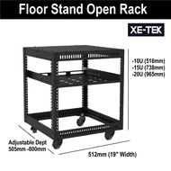 10U / 15U / 20U Open Server Rack ( 4 post open rack)