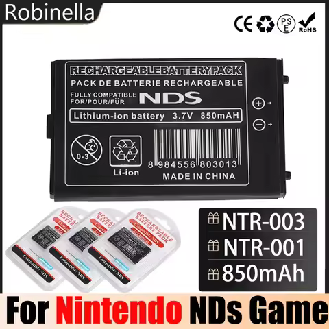 NTR-003 NTR 003 NDS Battery Replacement 3.7v Lithium Batteries for Nintendo Switch Game Console N DS