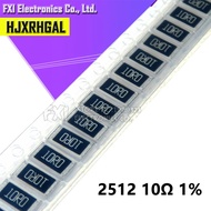50PCS 2512 SMD Resistor 10 ohm 1% 1W 10R 100 New