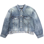 Excellent condition ▼ BALENCIAGA Deconstructed Panelled Denim Jacket 704527, 100% cotton, oversized 