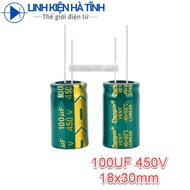 5 pieces Capacitors 100UF 450V 100uf size 18X30mm - CE9