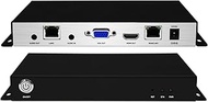 ORIVISION H.265/264 4K HDMI VGA Dual Ethernet Video Decoders, IP to IP Transcoder,HTTP HTTPS RTSP RT