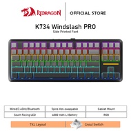 Redragon K734 Wildslash Wireless 3-mode Mechanical Gaming Keyboard