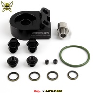 BATTLEBEE Car Engine Oil Cooler Adapter Sandwich Plate Aluminum Alloy For Volkswagen Audi MK7 MK8 1.