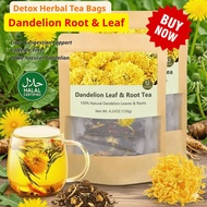 READY STOCK | Detox Herbal Tea Bags Dandelion Root & Leaf | Caffeine-Free Organic