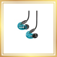 【VGP 2024 Gold Award】SHURE SE215SPE-A Translucent Blue high noise-isolation wired earphones for gaming, with wireless conversion option (sold separately), MMCX detachable cable for professional use, enhanced bass, suitable for streaming, music, audio list