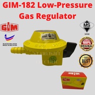 GIM 182 Low-Pressure Gas Regulator (LPG) [2.0cm Intel Connection]  [SIRIM APPROVED] Pemasangan Gas Kepala /Safety Lock