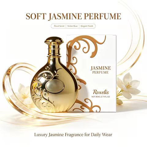 Jasmine Scent Spray Hair Perfume Body Mist Long-Lasting Whole Body Deodorant for Women Men Elegant F