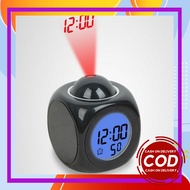 Jam Alarm Proyektor - Jam Dinding Digital LCD / Jam Digital Proyektor