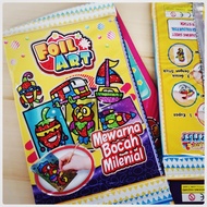 Foil Art - Millennial Coloring Educational Toys With Foil Kids Activity Set Art And Craft Set Kids