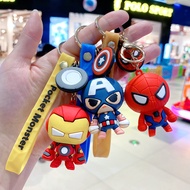 Marvel Avengers Hero Hand Made Captain America Iron Spiderman Pendant Keychain Accessories