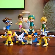 Digimon Adventure Figure | Agumon, Gabumon, Patamon, Tailmon | PVC Model Anime | Hadiah Koleksi
