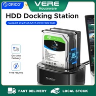 Clone Docking Station 2.5 3.5 Dual Bay SATA To USB 3.0 HDD Enclosure Tool Free Duplicator HDD Case 2