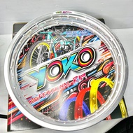 วงล้อ YOKO 1.20 - 1.40 ขอบ 17 สีเงิน + ซี่ลวดหน้า-หลัง (สินค้าได้ตามภาพเบอร์ซี่ลวดแจ้งในแชท)