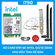 Intel AX210 M.2 6E WIFI card set for PC