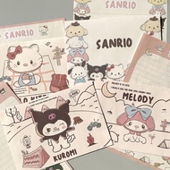 Kawaii Cartoon Letter Writing Set With Envelope (1 =4 Sheets Of Paper And 4 Envelopes) Document Enve