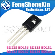 10PCS BD135 BD136 BD138 BD131 BD132 BD137 BD139 BD140 TO-126 NPN Power Triode Transistor