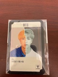 BTS金碩珍Jin T-money卡