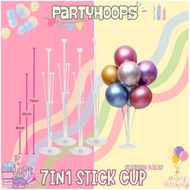 7in1 Stick Cup Standing Balloon | Balloon Stand | Balloon Gate Decoration Pole | Standing Balloon 7 