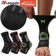 Maseda 1Piece Ankle Support 3D Knitted Breathable Fitness Basketball Badminton Foot Sleeve