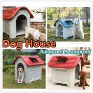 Dog House, Rainproof. Outdoor Plastic Dog House Suitable For Small And Medium Dogs, Sun Protection,