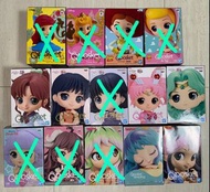 日版金證 美少女戰士木星木野真琴校服版 火星火野麗Princess Mars土星土萌螢Saturn 公主晚禮服版 Eternal Sailor Chibi Moon月野兔小小兔Neptune海王星海王