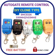 CLONE TYPE D.I.Y REMOTE AUTO GATE 330MHz/433mhz