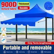awning canopy 6x6 8X8 10X10 Awning for Portable Kanopi Pasar Malam Khemah Tent extension fabric kanv