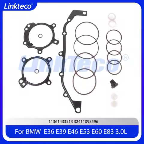Engine O-Ring Seal Repair Gasket SET Fit 3.0 L M52 M54 For 98-08 3.0L BMW E36 Z3 E46 E39 E60 E61 E38