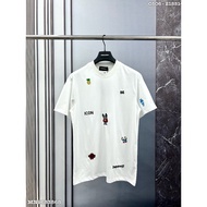 Men's T-shirt DSQ top icon-DSQUARED2 wear cool outing short sleeve + label