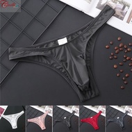 Mens Ice Silk Briefs T-Back Thong Underwear Low Rise Bikini G-String Underpants【Mensfashion】