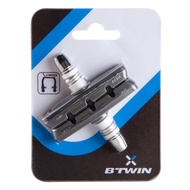 Btwin Bicycle Universal V Brake Pads Callipers x1 Pair Bike Replacement Spare Parts Cycling Maintena