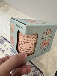 Lulu the Piggy  陶瓷杯 連竹蓋 Lu Lu 豬 罐頭豬    靚靚粉紅色