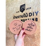cork Wooden Coaster With Laser Minimum 2 Pieces | If You Order A Lot There Are cork coaster wooden c