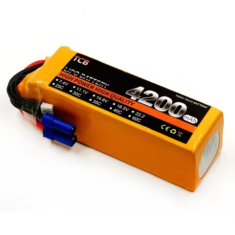 Lipo Batter 4200 mah 2S 3S 4S 6S 25 c / 35 c models model enough sufficient capacity model aircraft