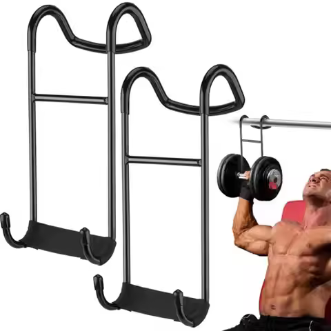 2PCS/Set Dumbbell Spotter Hooks Hold Up Hangers Heavy Power Dumbbells Rack Attachments for Dumbbell 
