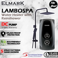 ELMARK LAMBOSPA BOOSTER DC INVERTER PUMP WATER HEATER W/ RAINSHOWER