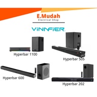 Vinnfier Wireless Soundbar With Wireless Sub Woofer | Hyperbar 1100 /Hyperbar 202/ Hyperbar 505 BTRW
