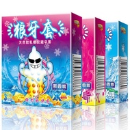READY STOCK  SIXIANGNI 3pcs Fiery Condom 斯香妮热感狼牙套