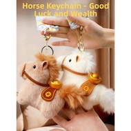 WEIBAI | Cute Prosperity Horse Plush Toy Bag Charm