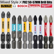 PH2 Drill Bits 50-57MM DEWALT Milwaukee Makita BOSCH HSS Mixed Type High Hardness Industrial Grade H