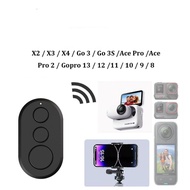 Insta360 X4/X3 AcePro2 GO3S GoPro Bluetooth Remote Control Action Camera Mobile Phone pPhoto Zoom Wa