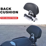 NEW Motorcycles Accessories Ergonomic Black Tailstock Backrest Cushion For SYM MAXSYM 400 2020-2022 