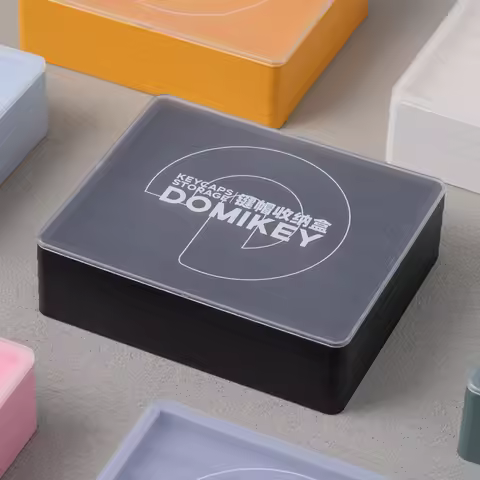 [only box] Domikey Keycap Box Keycap Storage Collection 4 layers for Cherry Profile Keycaps For Keyc