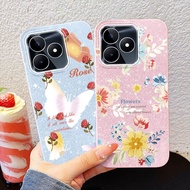 YBD Phone Case For OPPO A5i A3X 5G 4G A18 A38 A58 4G A3 A20 Butterfly Rose Garden TPU Silicone Hard 