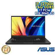 ASUS Vivobook Pro 15X OLED K6501ZM-0032K12700H 零度黑 (15.6 2.8K OLED/Intel i7-12700H/16G DDR5/1T PCIE SSD/NVIDIA RTX 3060 6G/WIN 11)
