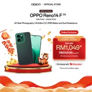 [Online Exclusive] OPPO Reno14 F 5G Smartphone | 8GB RAM + 256GB ROM | AI Flash Photography | AI Edi